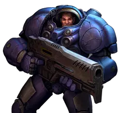 Starcraft marine PNG