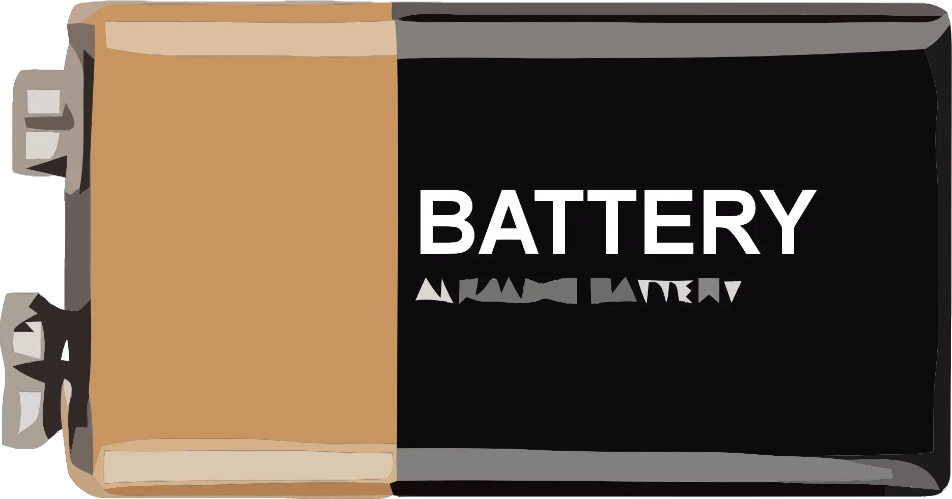 Alkaline battery PNG