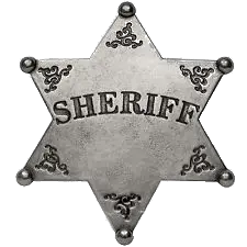 Sheriff badge PNG