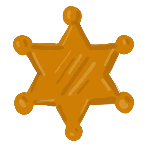 Sheriff badge PNG