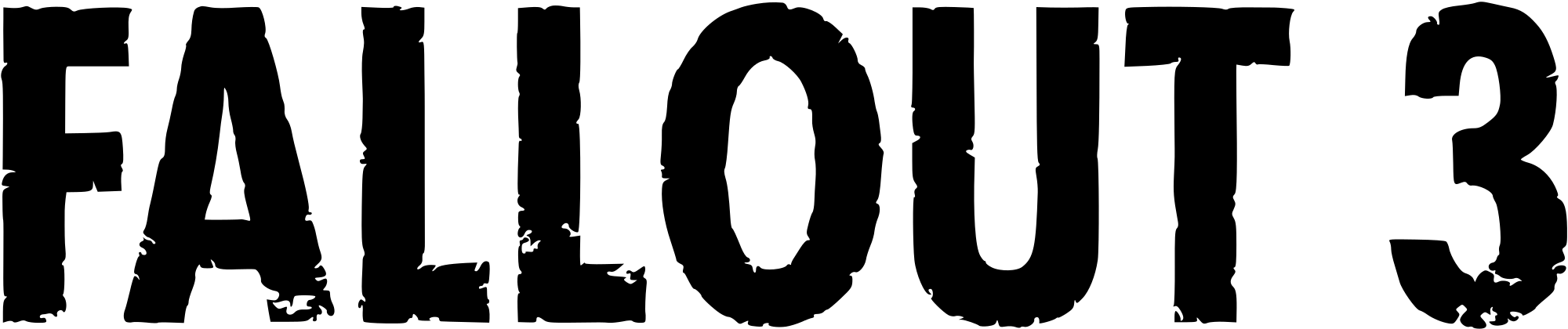 Fallout 3 logo PNG