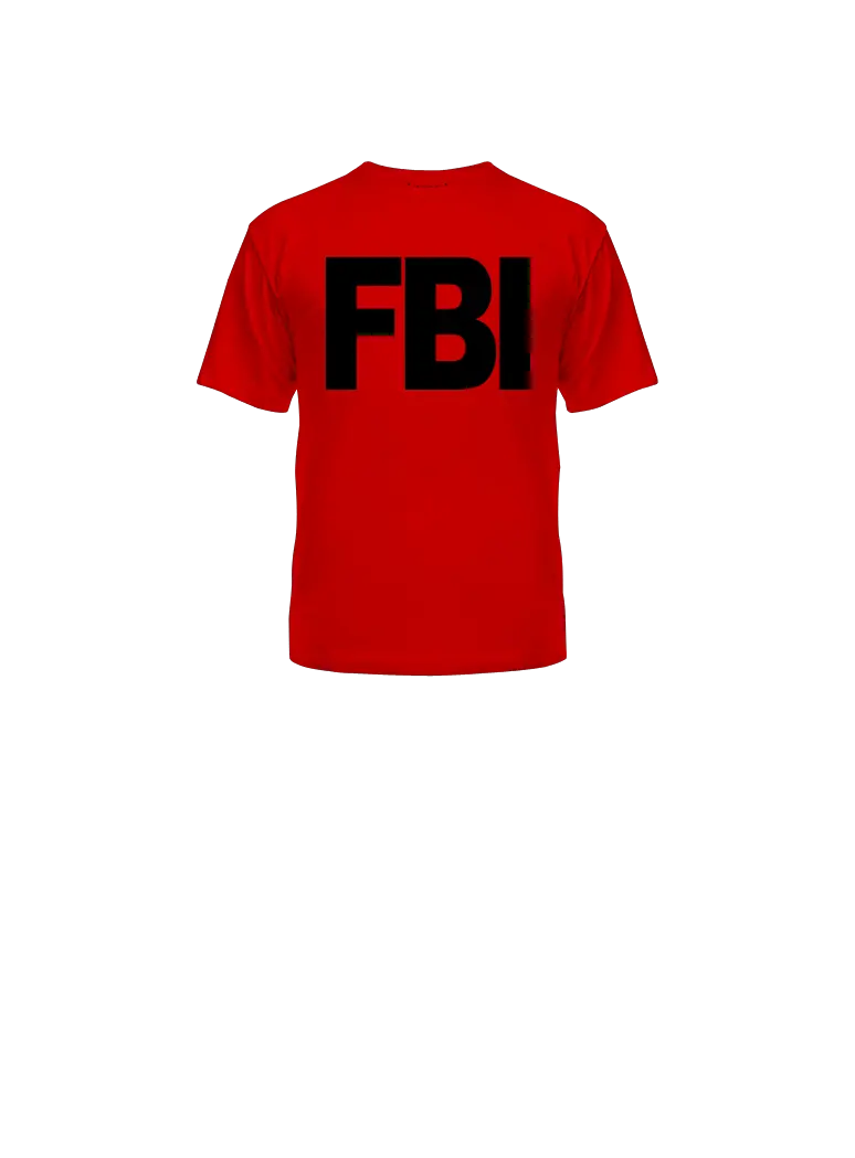 FBI shirt PNG