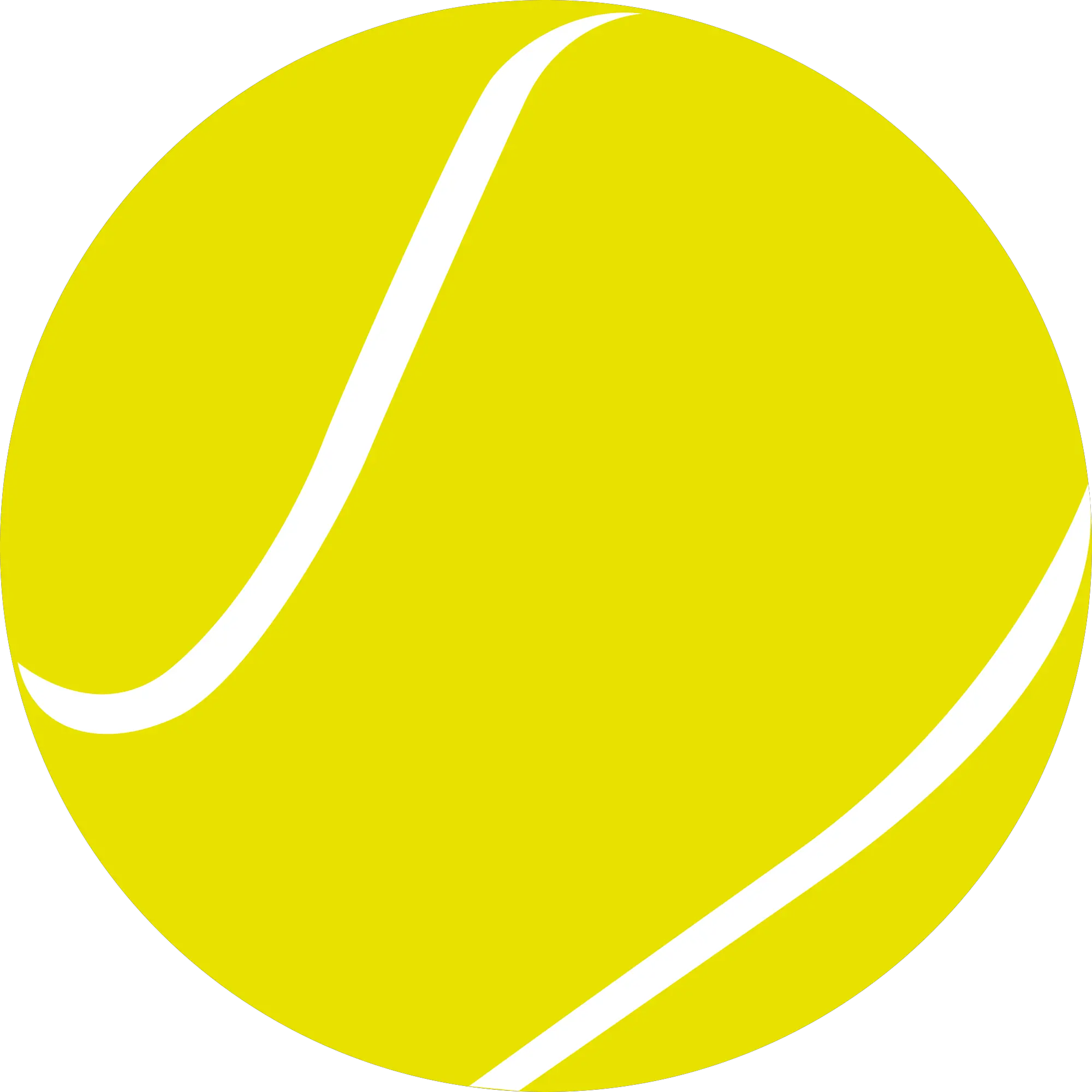 Tennis ball PNG image