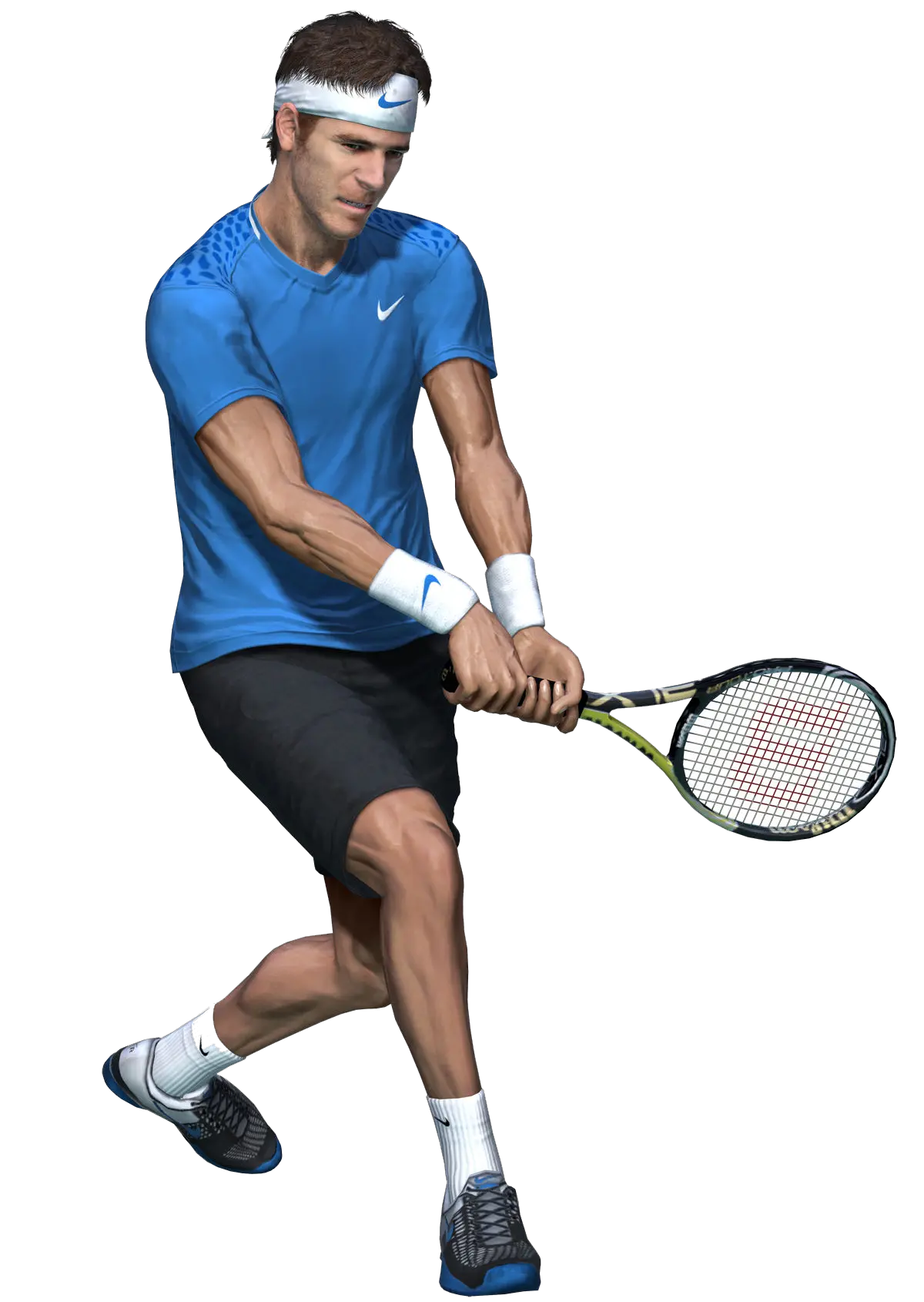 Tennis player man PNG image