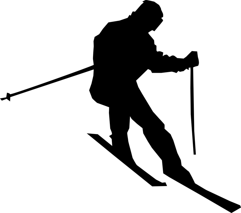 Skiing PNG