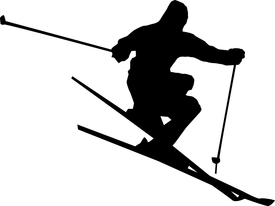Skiing PNG