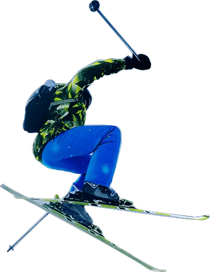 Skiing PNG