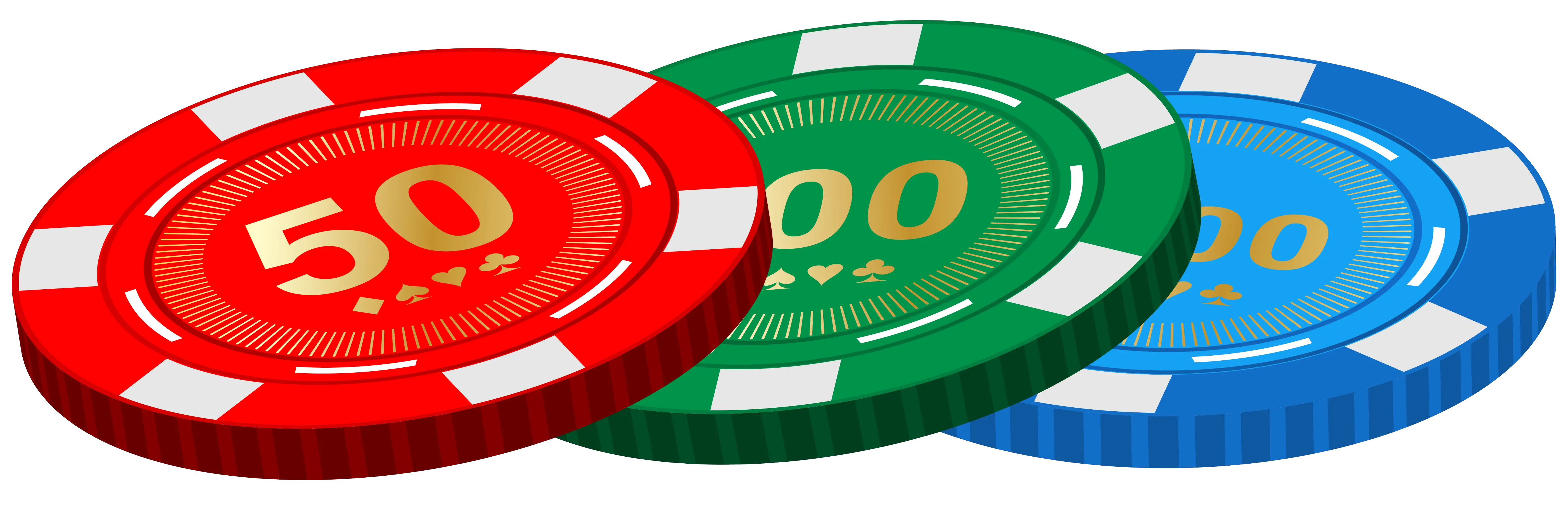 Poker chips PNG