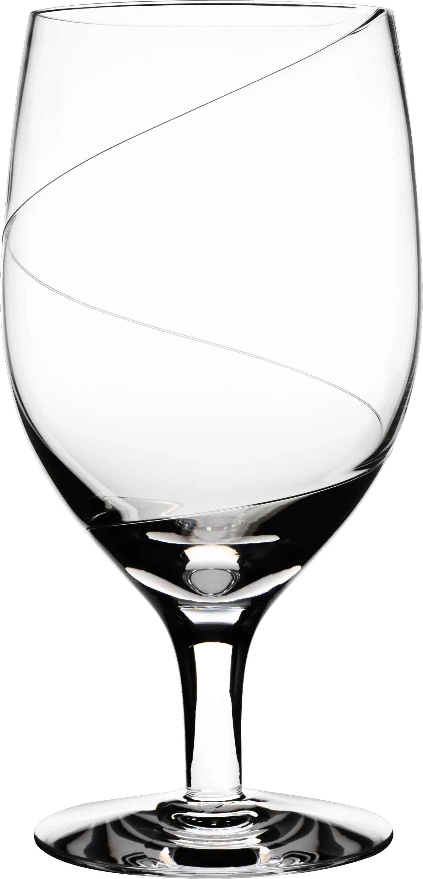 Empty wine glass PNG image