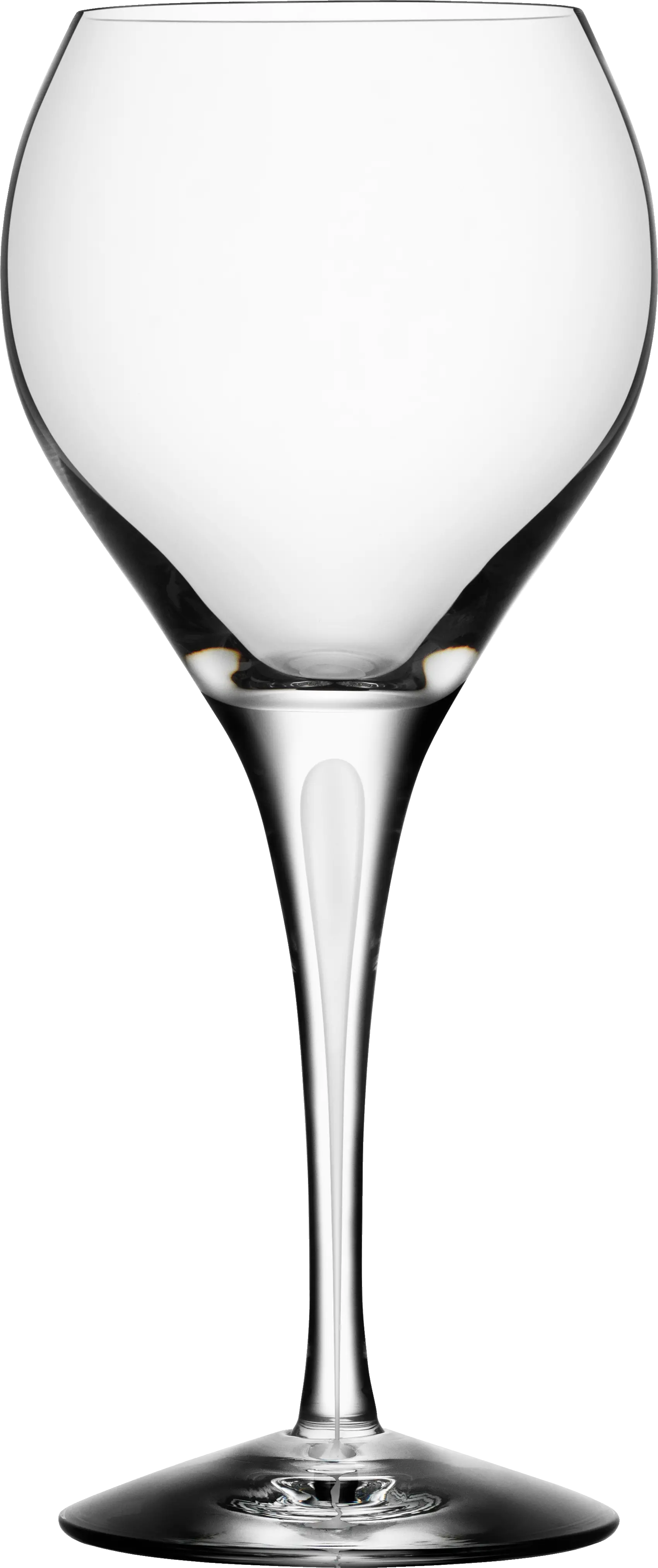 Empty wine glass PNG image