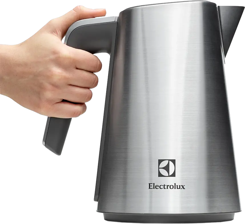 Kettle in hand PNG image