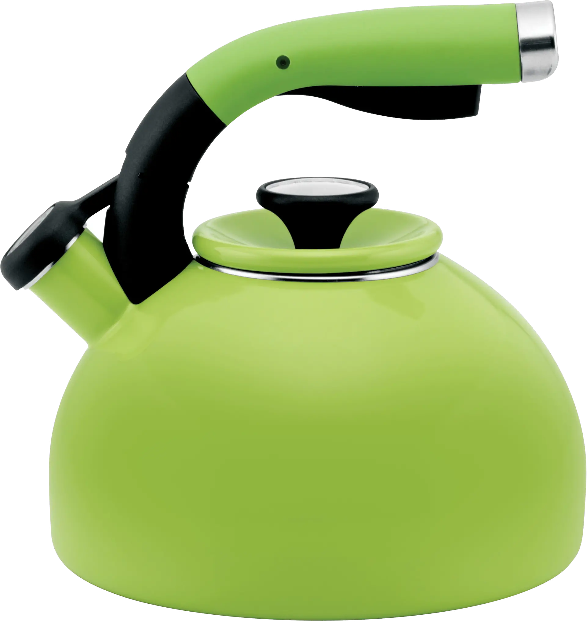 Green kettle PNG image