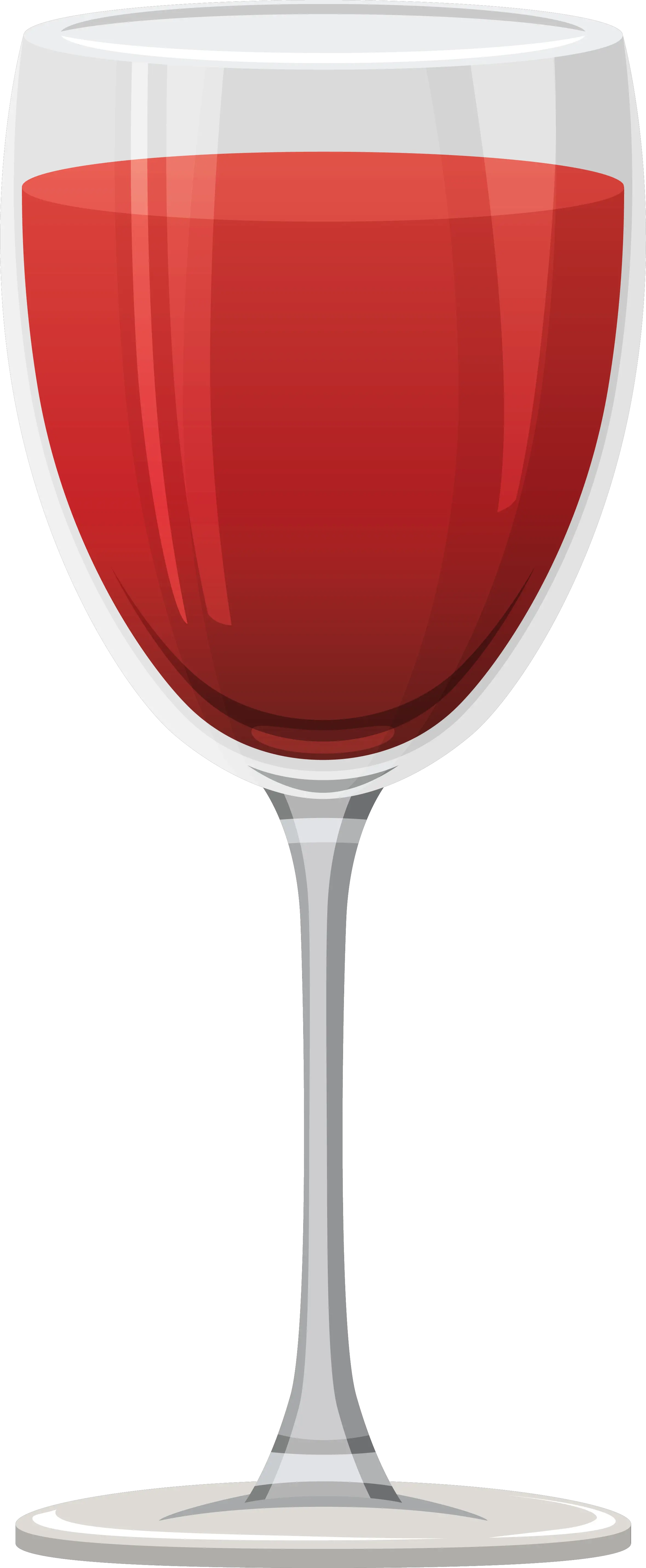 Red wine glass PNG image