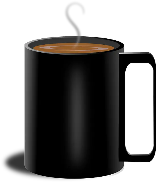 black cup PNG image