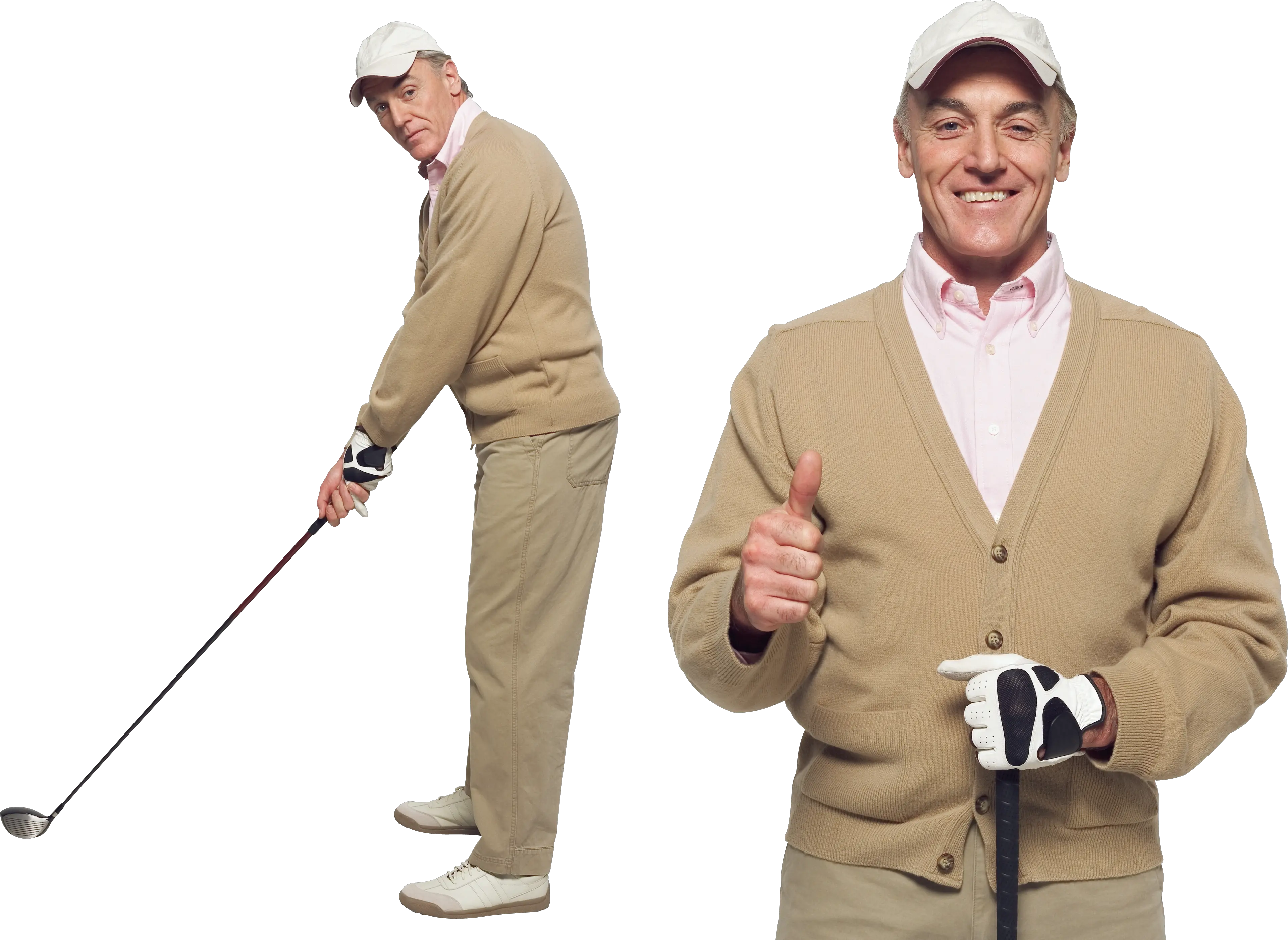 Golf player PNG