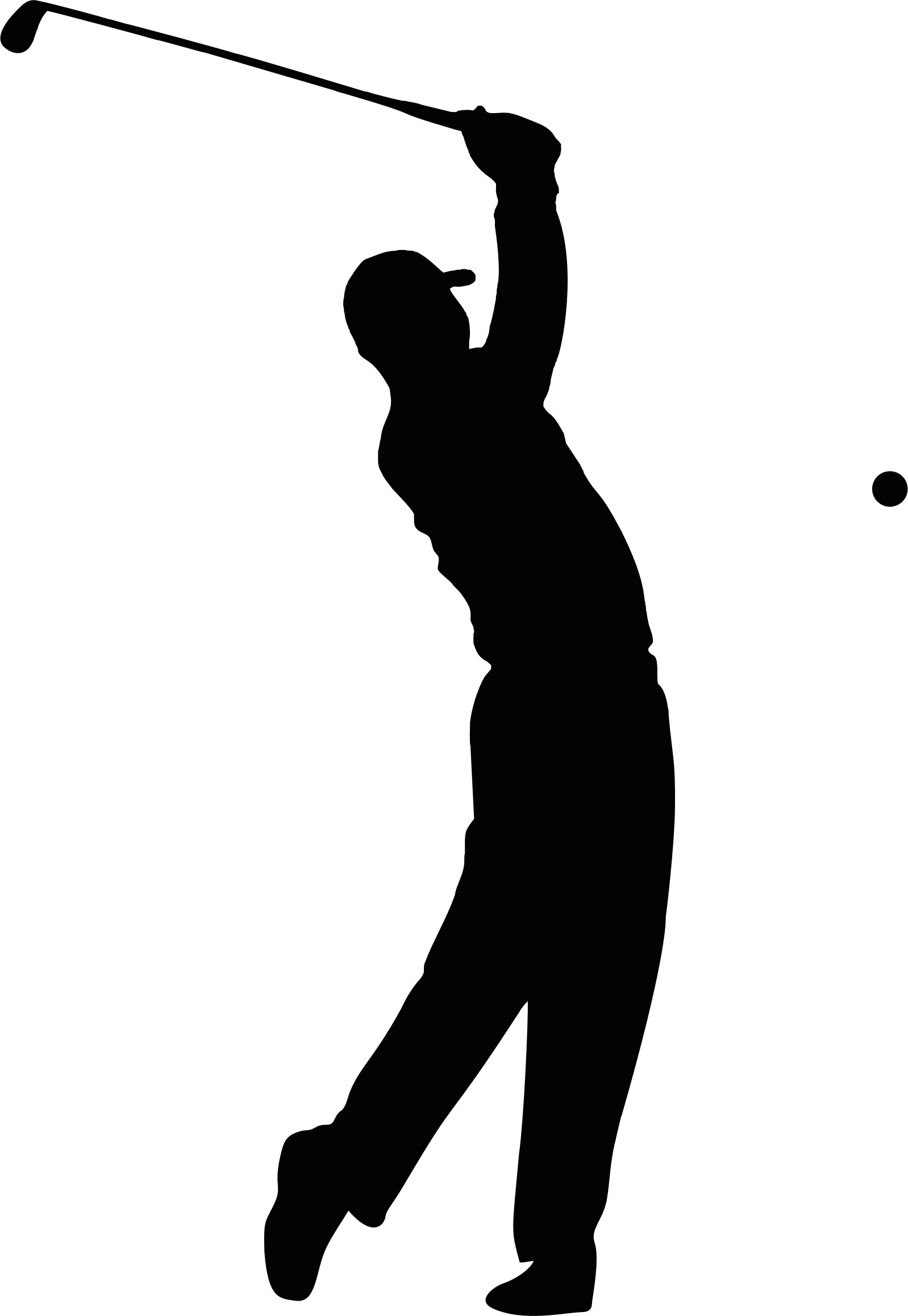 Golf player PNG