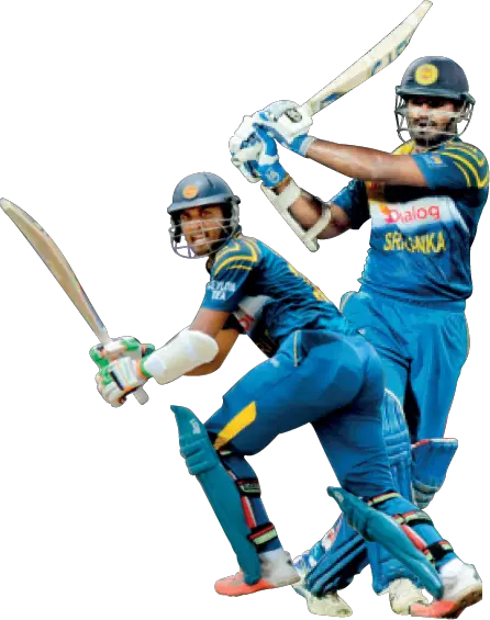 Cricket players PNG