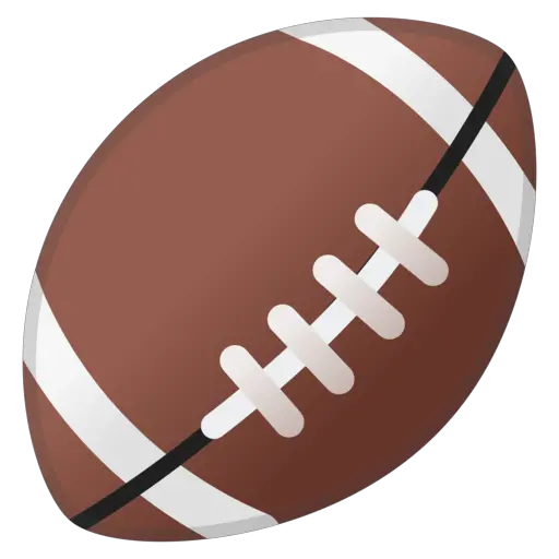 American football ball PNG
