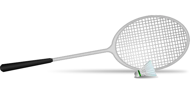 Badminton racket PNG image