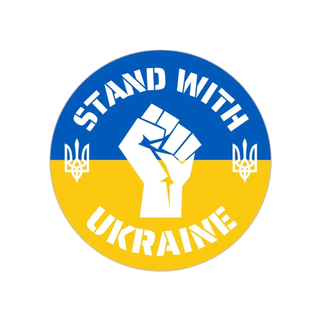 Stand with Ukraine PNG