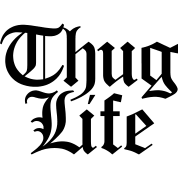 Thug life title PNG