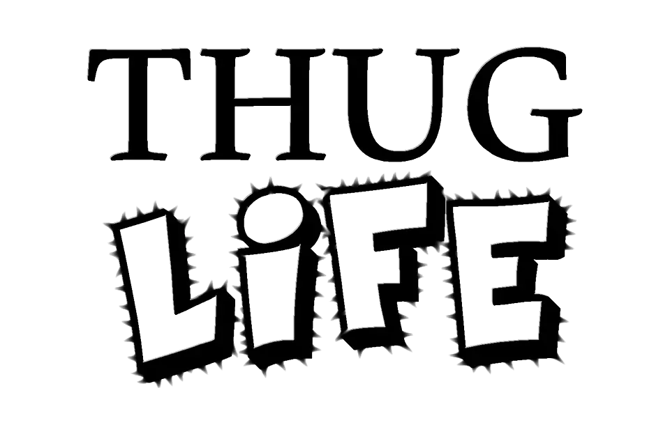 Thug life PNG