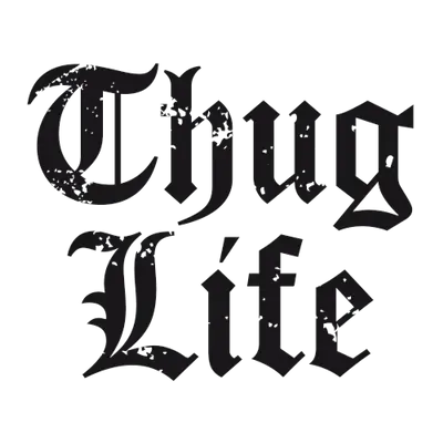 Thug life title PNG