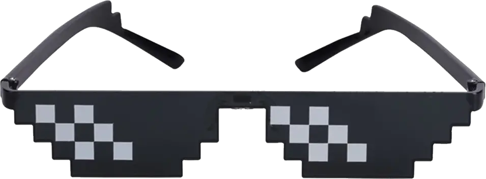 Thug life glasses PNG