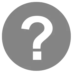 grey ? Question mark PNG