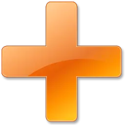 orange plus PNG + PNG