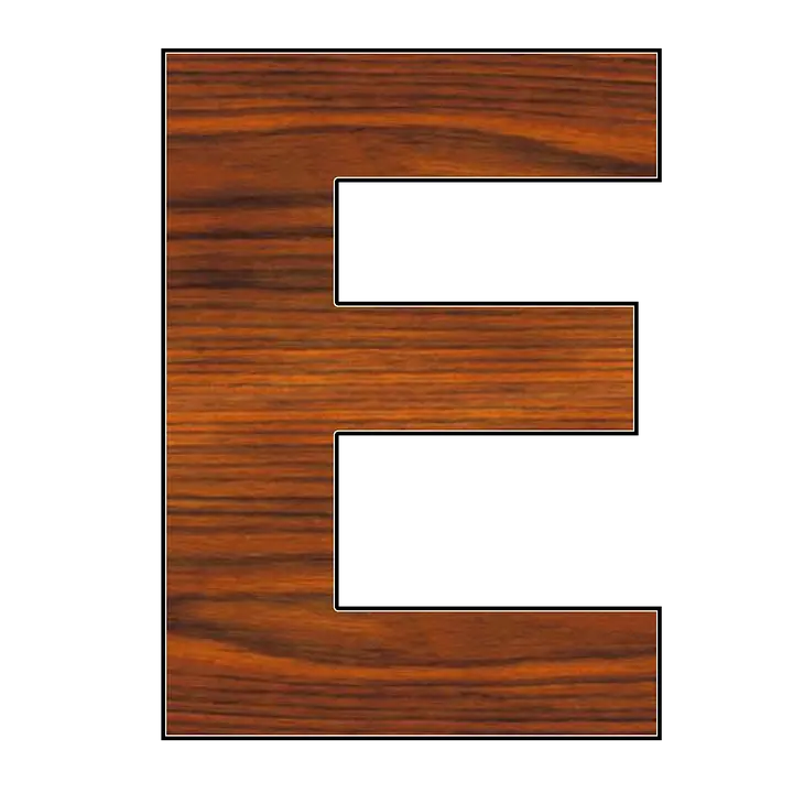 Letter E PNG