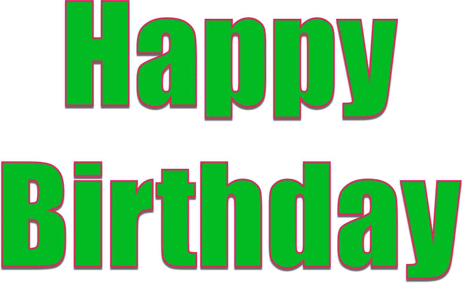 Happy Birthday PNG