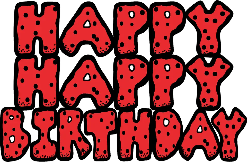 Happy Birthday PNG