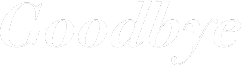 Goodbye PNG transparent