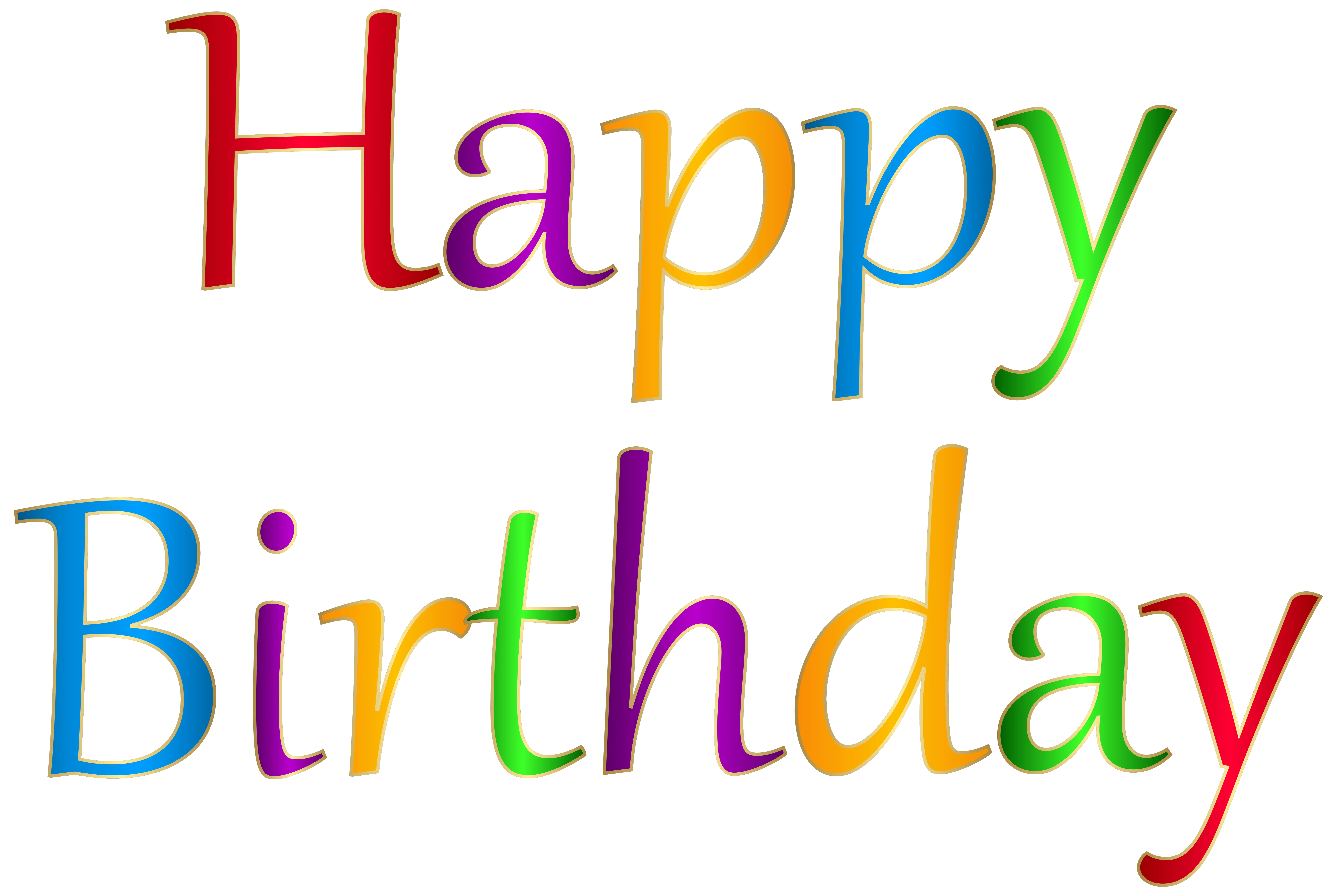 Happy Birthday PNG