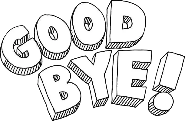 Goodbye PNG transparent