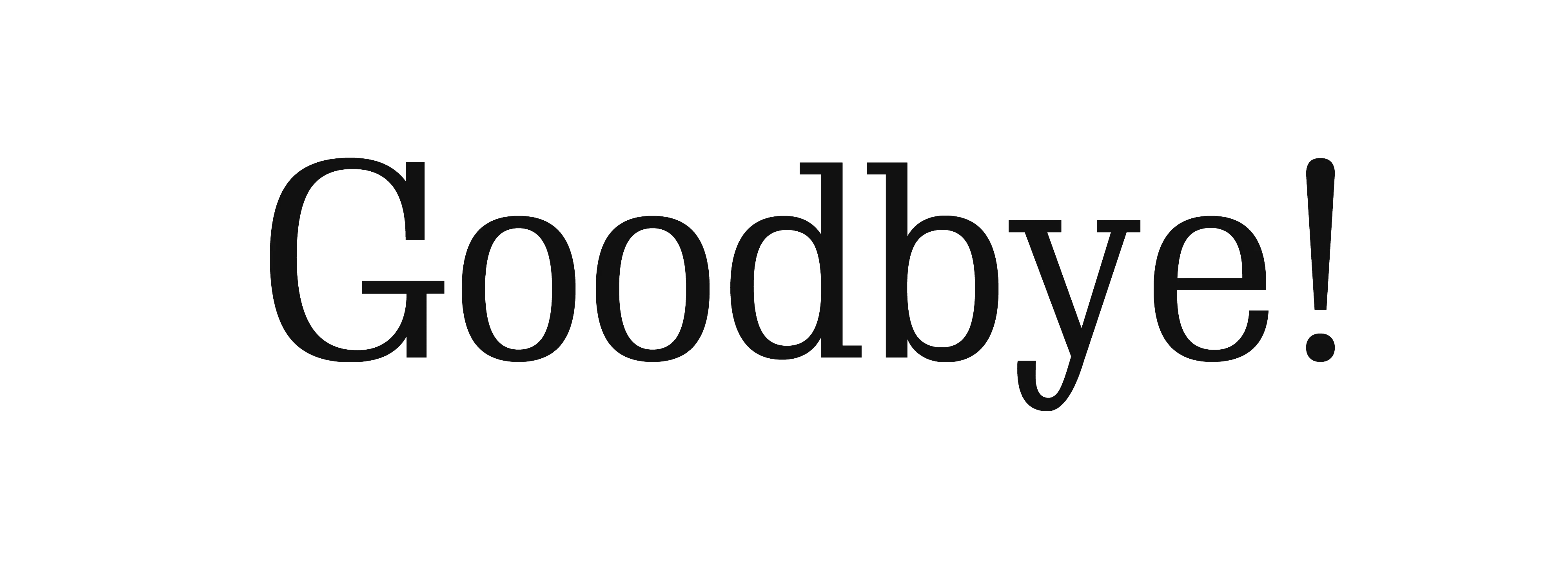 Goodbye PNG transparent