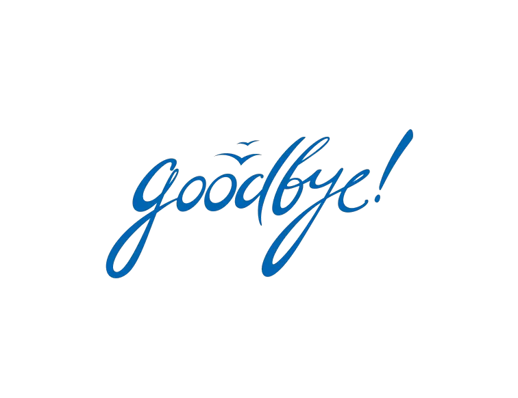 Goodbye PNG transparent