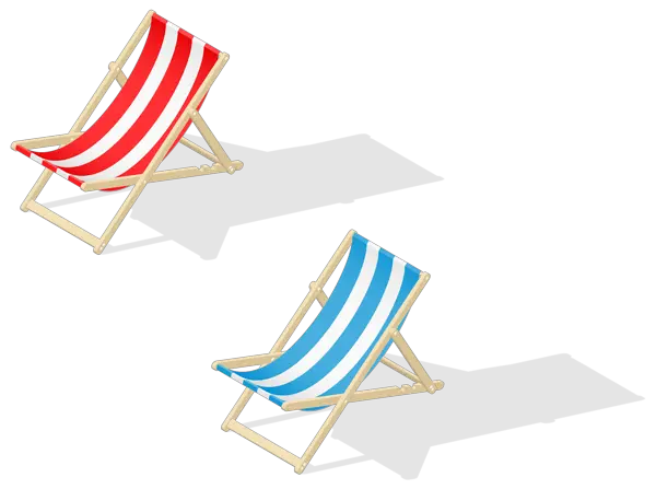 Sun lounger PNG