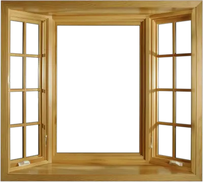Wood window PNG
