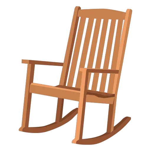 Rocking chair PNG