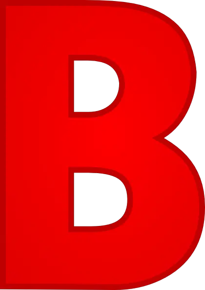 Letter B PNG