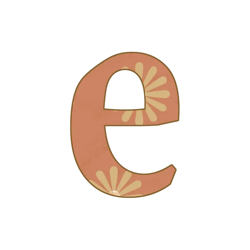Letter E PNG
