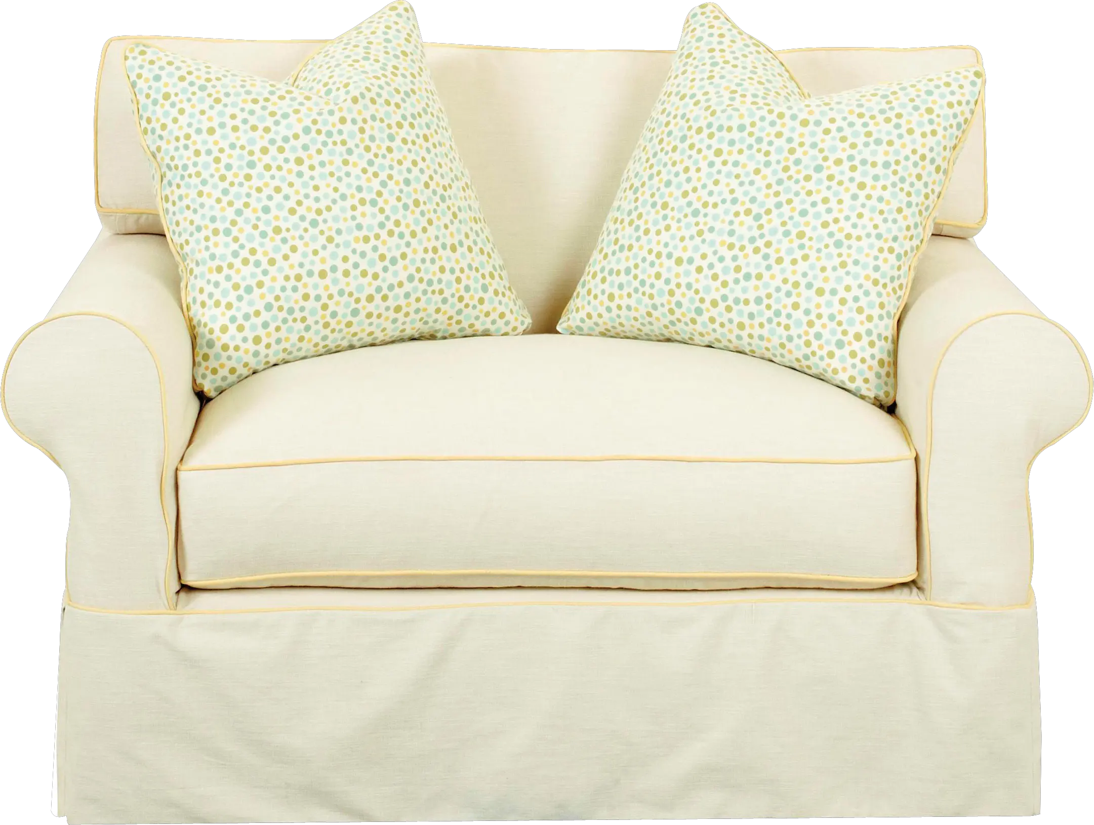 White sofa PNG image