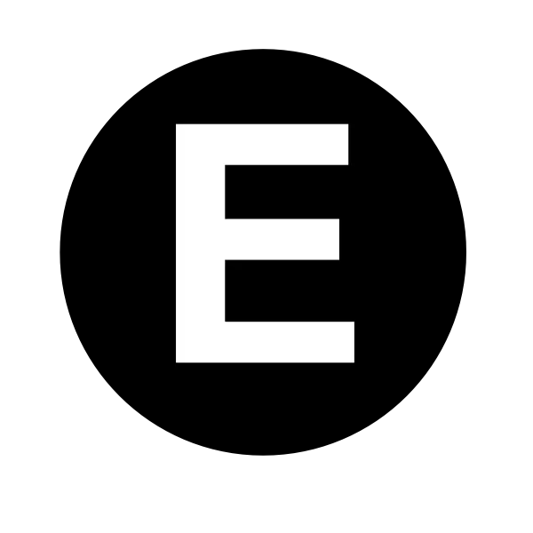 Letter E PNG