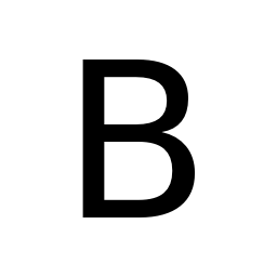 Letter B PNG