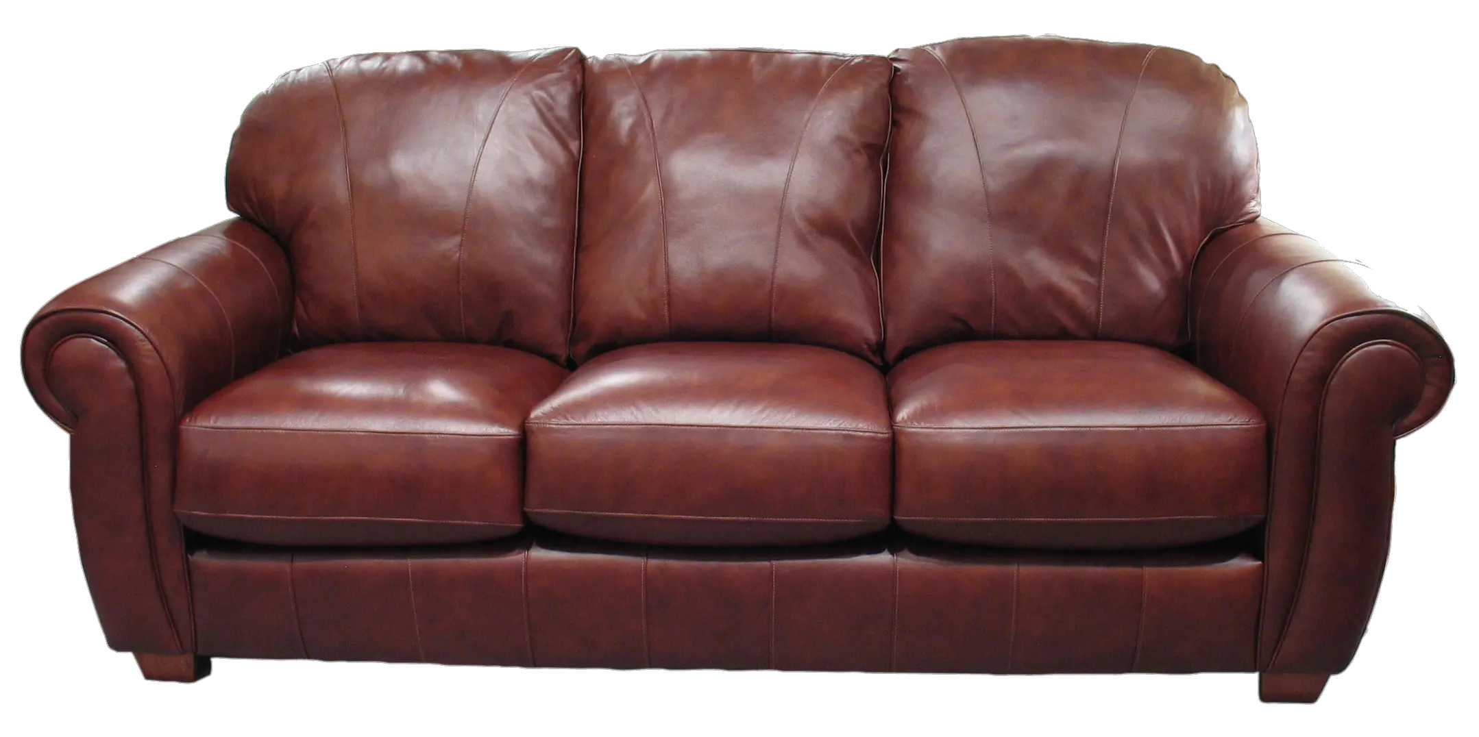 Brown sofa PNG image