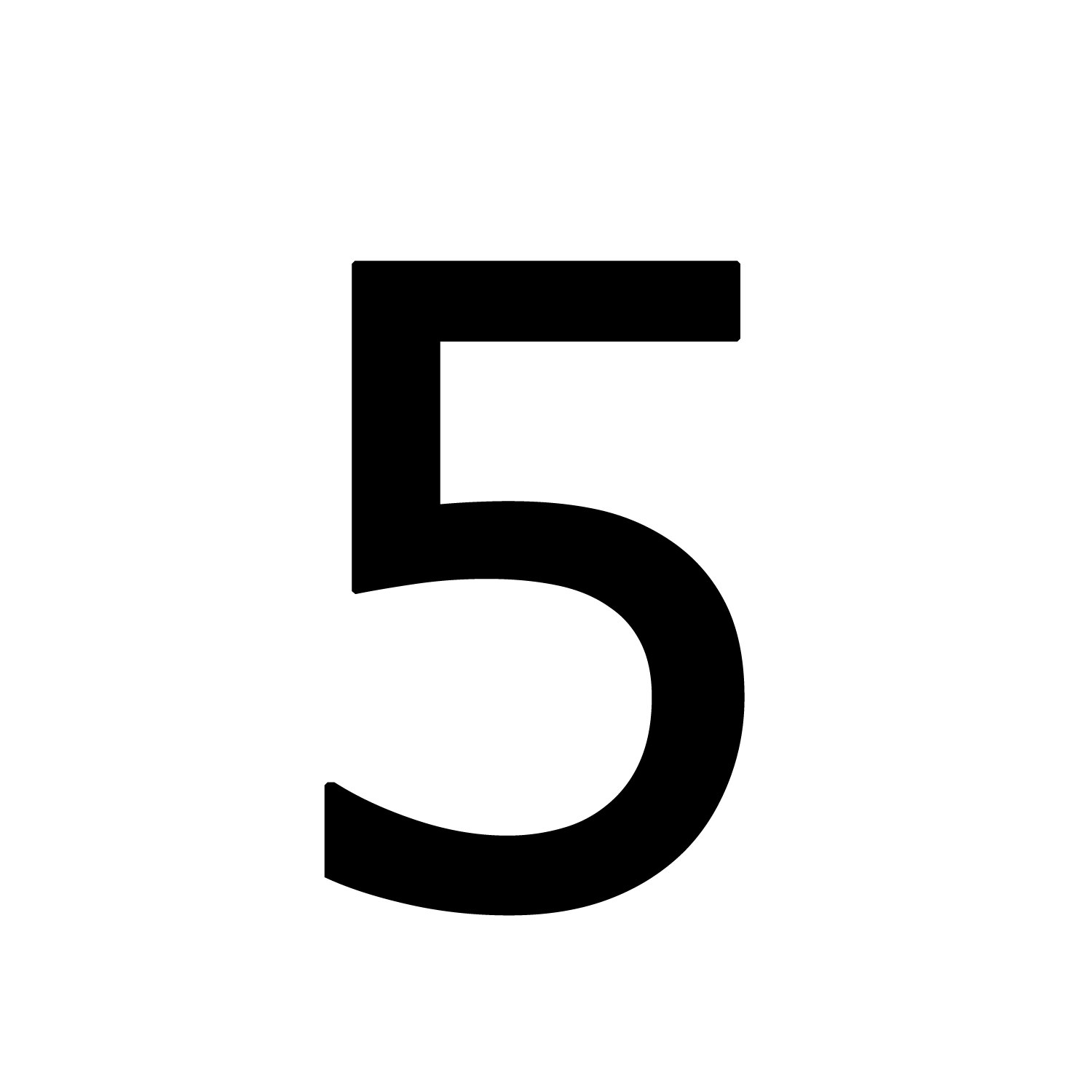 Number 5 PNG