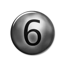 Number 6 PNG