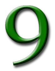 Number 9 PNG